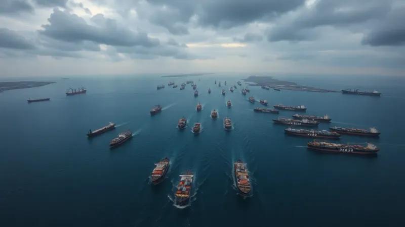 Middle East crisis reshapes global trade flows and weakens stock markets