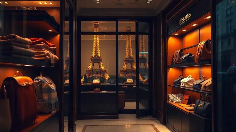 Hermès plunges 12% on the Paris Bourse in the face of war and currencies