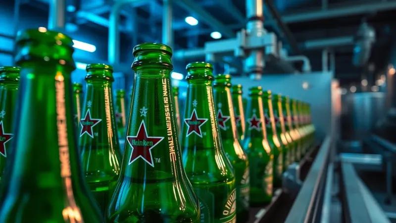 Heineken sells less beer and maintains its forecasts