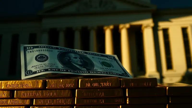 Gold falls against the dollar despite the crisis between the United States and Iran