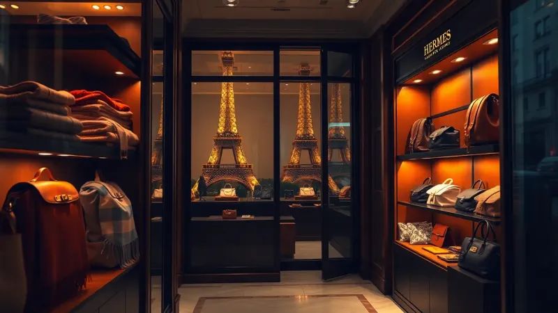 Hermès plunges 12% on the Paris Bourse in the face of war and currencies