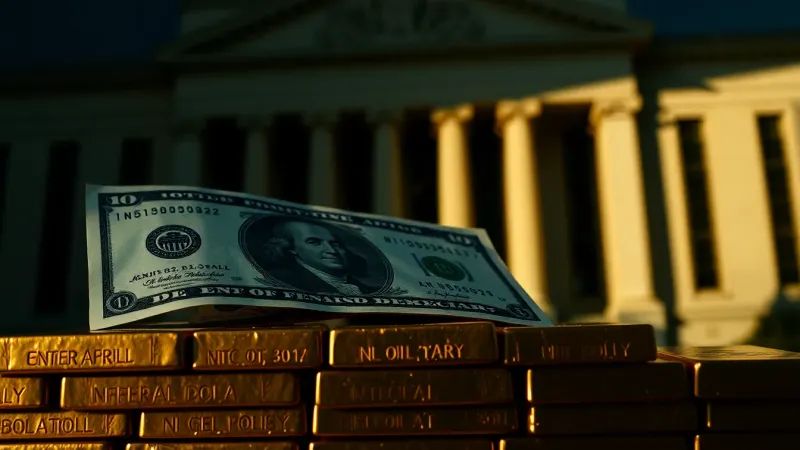 Gold falls against the dollar despite the crisis between the United States and Iran